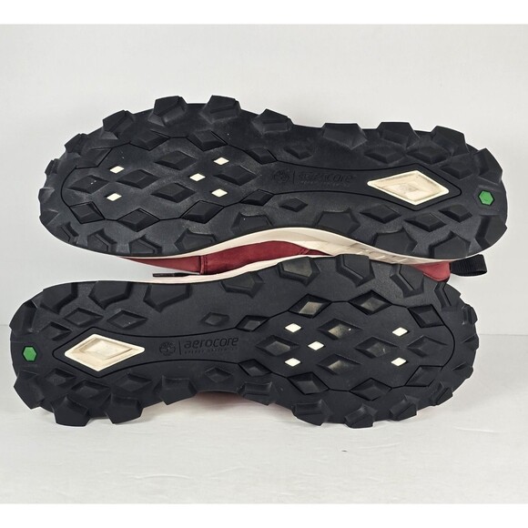 Men's Timberland Brooklyn Oxford Dark Red Suede Leather Shoes Size 11.5 - Picture 6 of 8